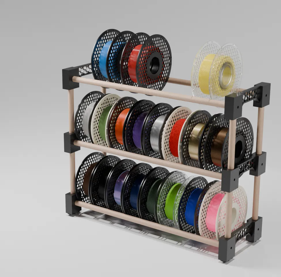 Modular Spool Rack by MikeFlier